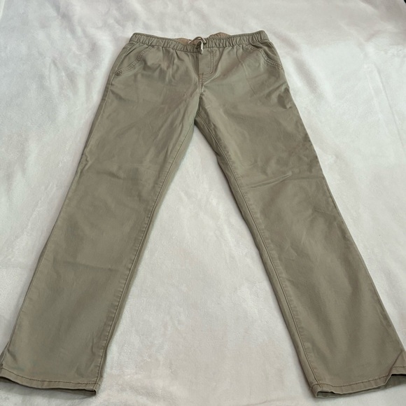 CAT & JACK Boy’s Light Brown Drawstring Khaki Cargo Pants Jeans - size 14 - Picture 2 of 3